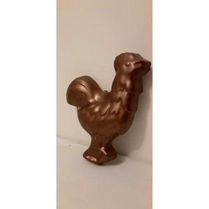vintage aluminum  mold rooster farm animal chicken ODI kitchen wall decor form